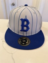 Men Rings &amp; Crwns Brooklyn Royal Giants Fitted Hat Size 7 - £19.84 GBP