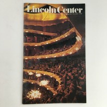 1978 Stagebill Lincoln Center for the Performing Arts Present TV At The Met - £14.98 GBP
