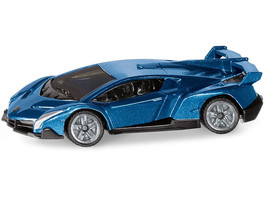 Lamborghini Veneno Blue Metallic Diecast Car Siku - $15.70