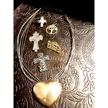 Beautiful~Religious Cross and Heart LOT - £16.28 GBP