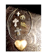 Beautiful~Religious Cross and Heart LOT - £16.59 GBP
