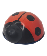Vintage Lehmann Tin Lady Bug Lili 901 Friction Toy West Germany Red &amp; Black - €12,89 EUR