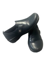 Naturalizer Women&#39;s Blue Slip On Walking Wedge Button Clogs Size 7 M Shoe - £15.03 GBP