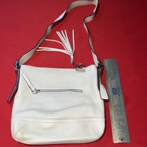 COACH 1427 Legacy Medium Slim Shoulder Duffle Bag Parchment Pebble Leather - £33.59 GBP