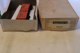 HO Scale Playart, 40&#39; Box Car, Railcon 1979 Convention New Jersey, Orange, BNOS - £24.12 GBP