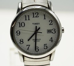 Timex Analog Quartz Mens Watch Stretch Band New Battery - $29.40