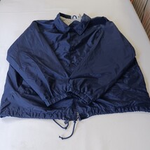 Athletech RN#83053 Mens Blue Cotton Windbreaker Snap Front Pockets Lined Size 2X image 15