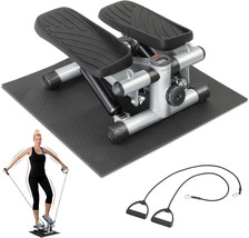Adjustable Stair Stepper with Resistance Band Full Body Workout Exercise... - $42.08