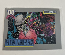 DC Comic Card 1992 Series I Great Battles The Great Darkness Saga   #161  Card B - £1.50 GBP