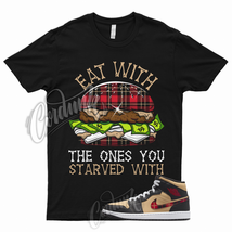 EAT T for 1 Mid Tartan Tan Black Red Plaid Shirt To Match Low High - £18.44 GBP+