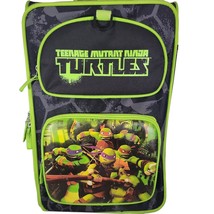 Nickelodeon Teenage Mutant Ninja Turtles Rolling Suitcase 18&quot;X8&quot;X 12&quot; Lu... - £19.21 GBP