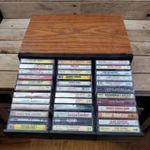 Lot of 36 Country Cassettes From Various Artists In Storage Box - £38.91 GBP