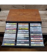 Lot of 36 Country Cassettes From Various Artists In Storage Box - £38.94 GBP