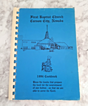 1994 Cookbook First Baptist Church Carson City Nevada PB Comb Bound Vintage - £12.36 GBP