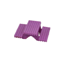 VINTAGE 1980&#39;s HASBRO CHARMKINS FLOWER MILL REPLACEMENT PURPLE PICNIC TABLE - $14.25