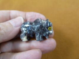Y-BUF-59) gray white BUFFALO calf bison figurine stone gemstone SOAPSTON... - €7,66 EUR