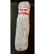 2 PAIR FULLY LINED MUK LUKS CABIN SLIPPER SHERPA SOCKS W/ GRIPPERS XL / L - €15,06 EUR