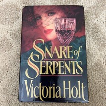 Snare of Serpents Gothic Romance Hardcover Book by Victoria Holt Mystery 1990 - £9.58 GBP