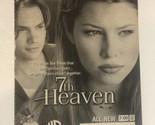 7th Heaven Tv Guide Print Ad Barry Watson Jessica Biel TPA12 - $5.93