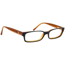 Chanel Eyeglasses 3013 c 582 Black/Amber Brown Rectangular Frame Italy 53-16 140 - £159.81 GBP