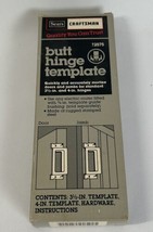 Vintage Sears Craftsman Butt Hinge Templates Router Accessory 9-2575 Org... - £10.17 GBP