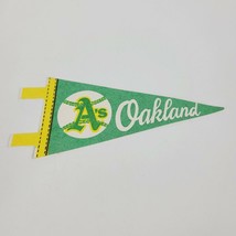 Oakland Athletics **RARE** 70s Pennant Flag VTG banner mini MLB Baseball - £14.70 GBP
