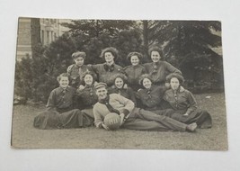Vintage RPPC Girls Basketball Team 1911 Real Photo Post Card Postcard - $23.70