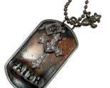 Kate Mesta FAITH Dog Tag  Necklace Inspirational Art to Wear New - $19.75