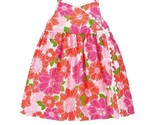 NWT Gymboree Tiny Tropics Baby Girl Pink Floral Kimono Wrap Dress 6-12 M... - £8.78 GBP