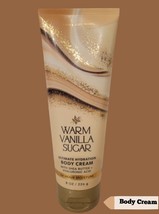 Bath &amp; Body Works Warm Vanilla Sugar Ultimate Hydration Body Cream 8 Oz New - £11.95 GBP