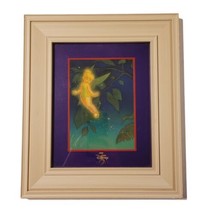 Vtg Wood Framed Disney Tinkerbell 8x10" Lithograph 75 Year Anniversary 1998  - $34.99