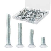 100 Packs Wall Plate Screws, Outlet Cover Screws 4 Length Sizes 6-32 Thr... - £11.71 GBP