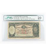 1938 Australia 1 Pound Banknote Graded by PMG VF-20 P#26a - €260,19 EUR