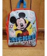 Disney Mickey Mouse 28 Backpack 10&quot; Bookbag 2017 School Bag Red Blue  - $28.20 CAD