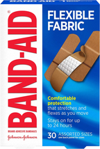 Band-Aid Brand Flexible Fabric Adhesive Bandages, Comfortable Sterile Pr... - £6.15 GBP