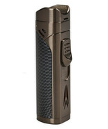 Lotus Monarch Quad Flame w/Cigar Rest &amp; Punch Gunmetal and Carbon Fiber ... - $654.12 MXN
