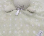 Blankets and Beyond Frog plush security blanket Green White Polka Dots l... - $10.39