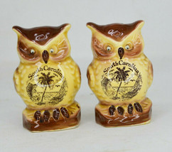 Vintage Pair Of Brown Owls Salt And Pepper Shakers Japan - £10.35 GBP