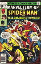 Marvel Team-Up Comic Book #59 Spider-Man &amp; Yellow Jacket and Wasp 1977 VERY GOOD - £2.34 GBP