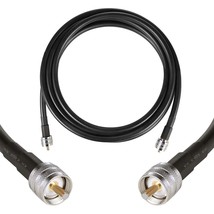 10 Ft Pl259 (Uhf) Male To Male Low-Loss Coax Extension Cable (50 Ohm), Pl-259 M/ - £25.01 GBP