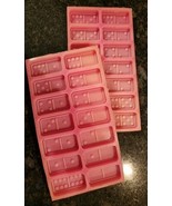 Dominoes Mold Silicone Form Fondant Chocolate Ice Cubes Resin Epoxy Jell... - $11.78