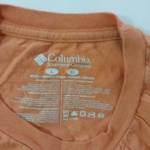 Columbia PFG Sportswear Men’s Orange Cotton Short Sleeve Graphic T-Shirt Size L image 4