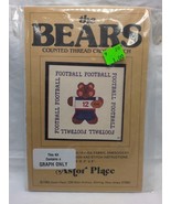 *Graph Only* The Bears Counted Cross Stitch Football Bear 8&quot; X 8&quot; - $16.26 CAD
