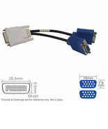 5x 338285-008 Splitter Cable DMS-59 to Dual VGA 15 Pin Female plus more - $18.92 CAD