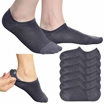 6 Pairs No Show Socks Invisible Non Slip Low Cut Sports Cotton Unisex Gr... - £17.19 GBP