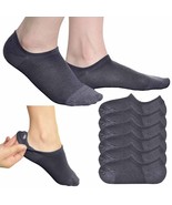 6 Pairs No Show Socks Invisible Non Slip Low Cut Sports Cotton Unisex Gr... - £30.88 GBP