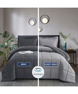 HIG Down Alternative Comforter Set 3 Pcs  All Season Reversible Comforte... - £26.17 GBP+