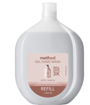 Method Premium Gel Hand Wash Refill Vanilla &amp; Raspberry 34.0fl oz - £18.08 GBP