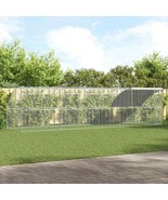 Chicken Cage Silver 800 x 200 x 198.5 cm Galvanized steel - $724.49