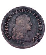 1790 Stati Italiani Napoli 3 Tornesi Condizione VF+ KM #206 - $1,548.51 MXN